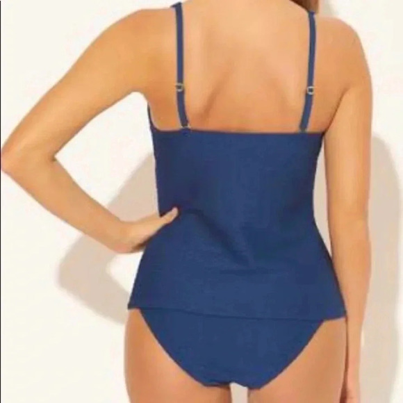 Black Bleu Rod Beattie Tankini Set Swimsuit Size 6 - Picture 3 of 16
